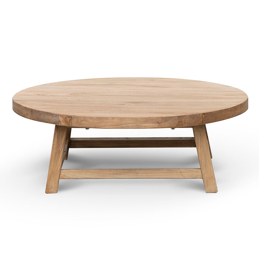 100cm Elm Coffee Table - Natural