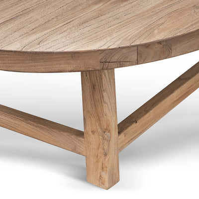 100cm Elm Coffee Table - Natural