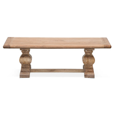 120cm Elm Coffee Table - Natural