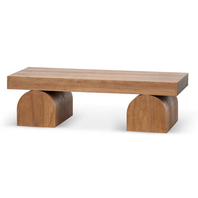 1.3m Elm Coffee Table - Natural