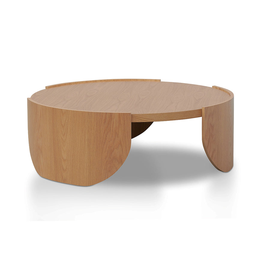 1.1m Round Coffee Table - Natural