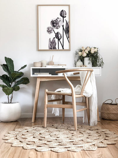 Cross Over Designer Replica Chair - Natural Oak