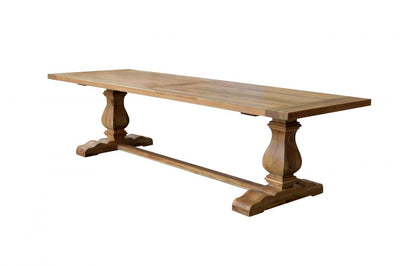 Oak Trestle Rectangular Dining Table 240cm