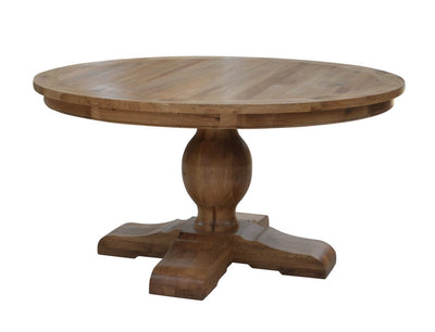 Leyna Round Dining Table Natural Oak 150cm