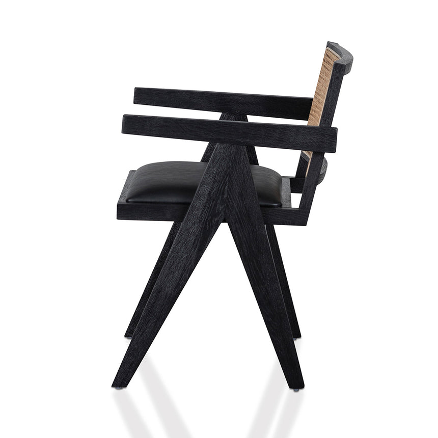 Rattan Dining Chair - Black