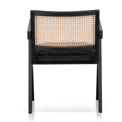 Rattan Dining Chair - Black