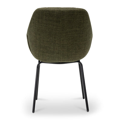 Fabric Dining Chair - Pine Green (Set of 2)