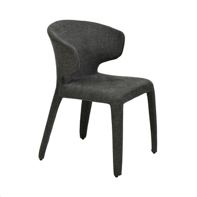 Fabric Dining Chair - Charcoal Grey (Set of 2)
