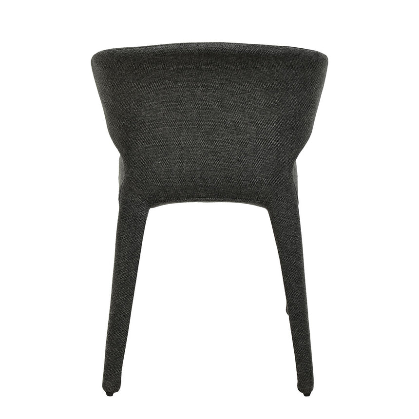 Fabric Dining Chair - Charcoal Grey (Set of 2)