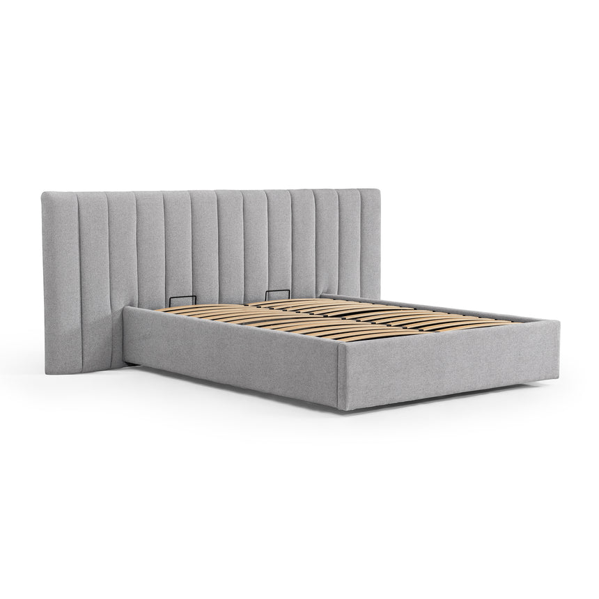 Wide Base Queen Bed Frame - Spec Grey