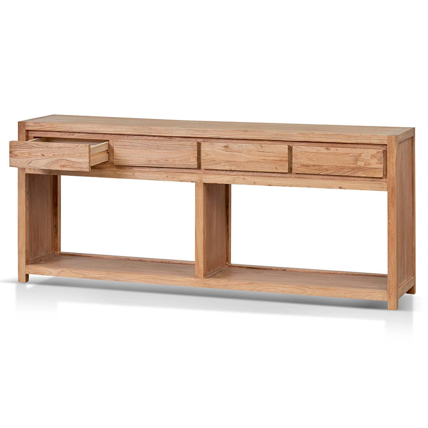 Reclaimed 1.8m Console Table - Natural