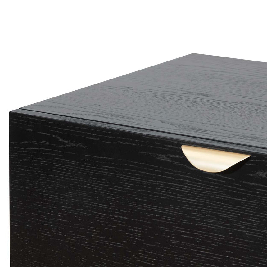 1.75m Wooden Sideboard - Black