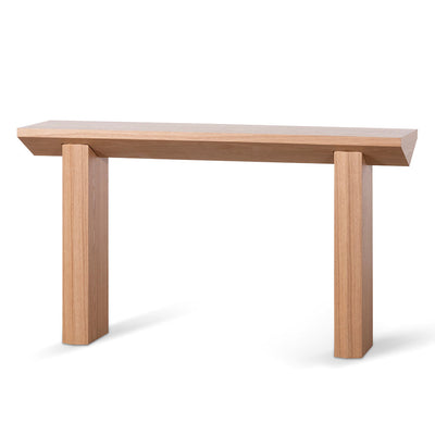 1.4m Oak Console Table - Natural