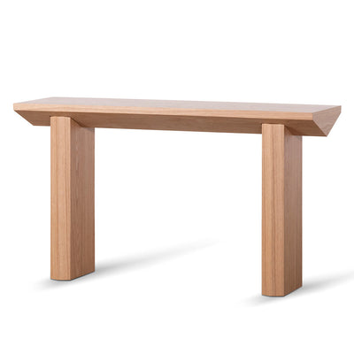 1.4m Oak Console Table - Natural