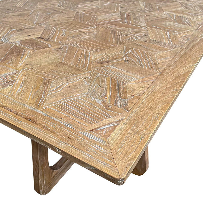 3m Oak Dining Table - Natural