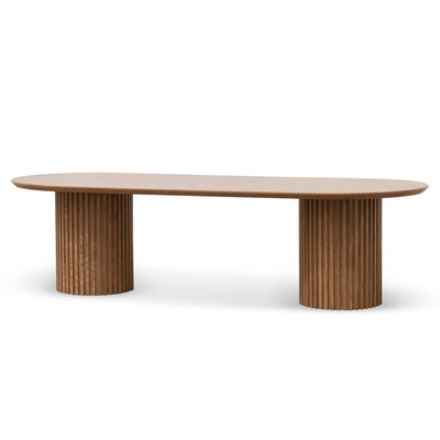 2.8m Wooden Dining Table - Natural