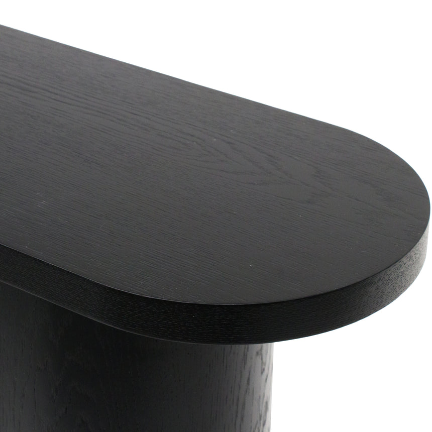 1.5m Console Table - Black Oak