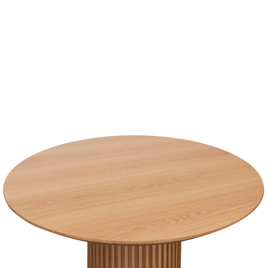 1.5m Wooden Round Dining Table - Natural