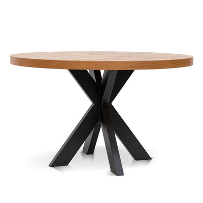 4 Seater Round Dining Table - European Knotty Oak