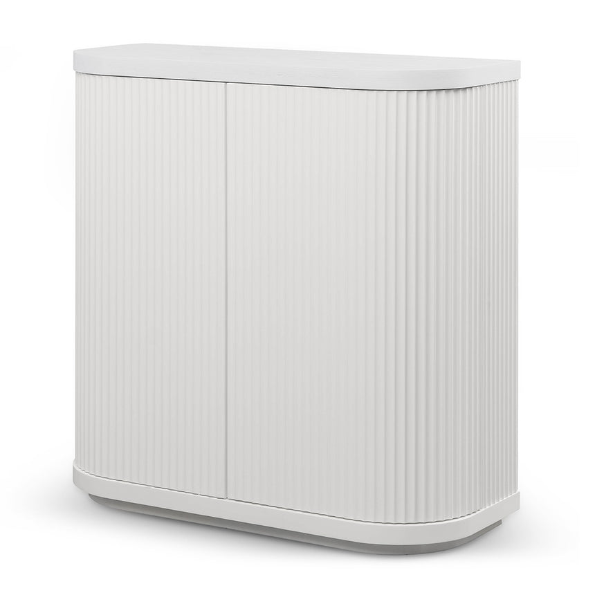 100cm Wooden Storage Cabinet - White