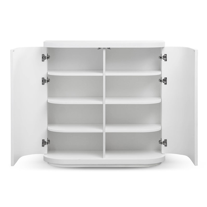100cm Wooden Storage Cabinet - White