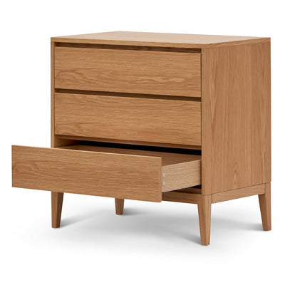 3 Drawers Dresser Unit - Natural Oak
