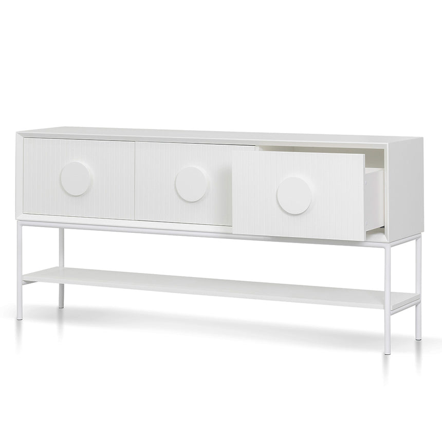1.8m Console Table - White