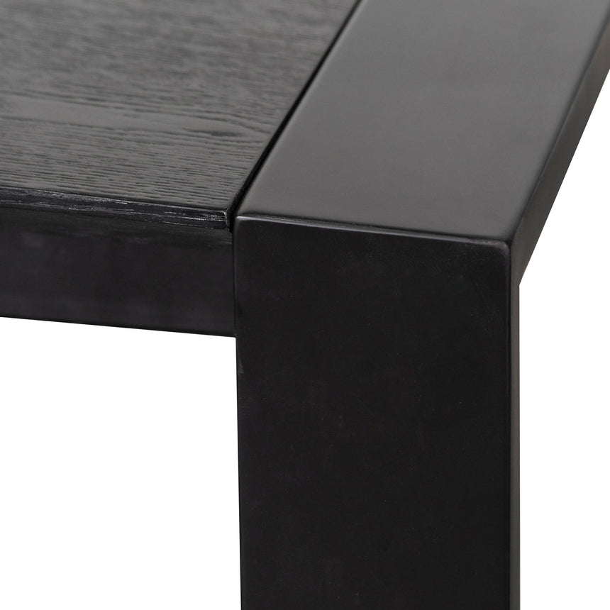 Extendable Wooden Dining Table - Black