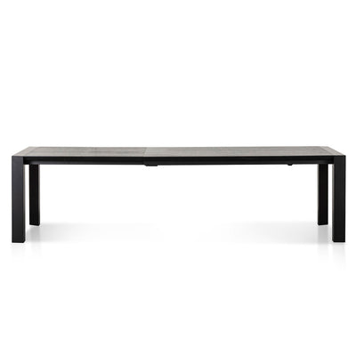 Extendable Wooden Dining Table - Black