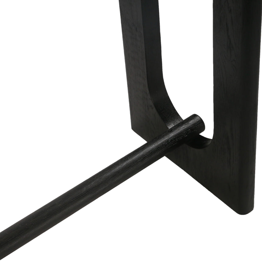 1.5m Console Table - Full Black