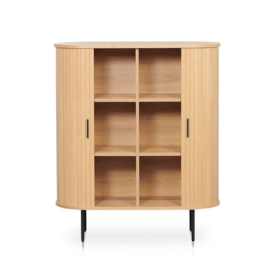 1.18 (H) Wooden Storage Cabinet - Natural