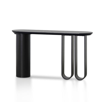 1.4m Console Table - Full Black