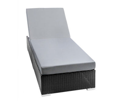 Gardeon Sun Lounge Wicker Lounger Outdoor Furniture Day Bed Adjustable Rattan Garden Cover