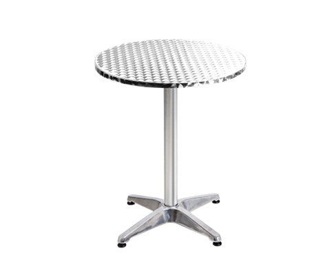 Gardeon Set of 4 Outdoor Bar Table Aluminium Round 70/110CM
