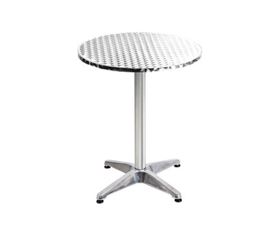 Gardeon Set of 6 Outdoor Bar Table Aluminium Round 70/110CM