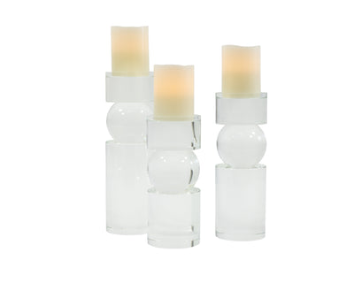 Crystal I Candle Holder (Small)