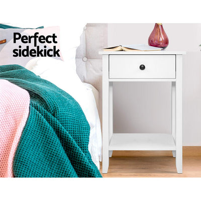 Bedside Tables - White
