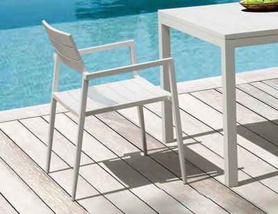 Halki Table - Outdoor - 160cm x 90cm - White