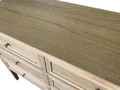 Partrack Chest White Washed Oak