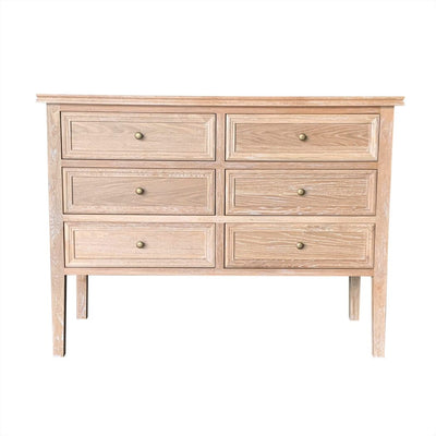 Partrack Chest White Washed Oak