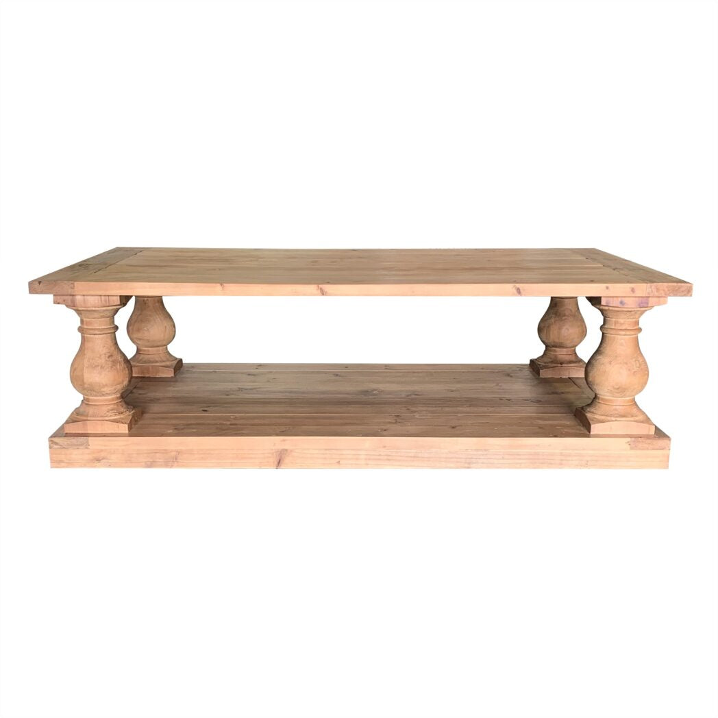 Balustrade Recycled Wood Coffee Table 150cm