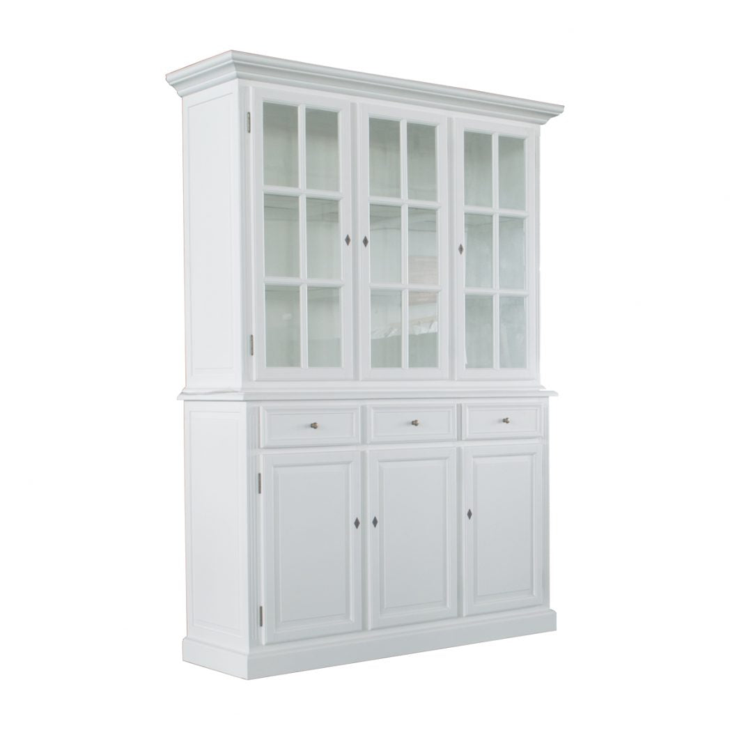 Hampton Display Cabinet White