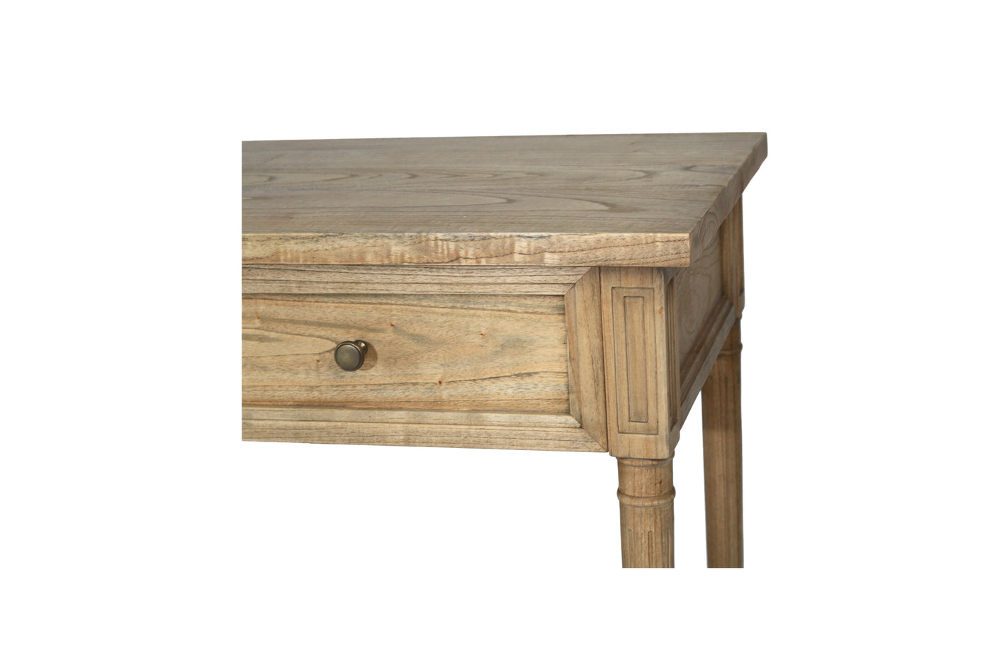 Daydream Cane Console Table - Weathered Oak - 100cm