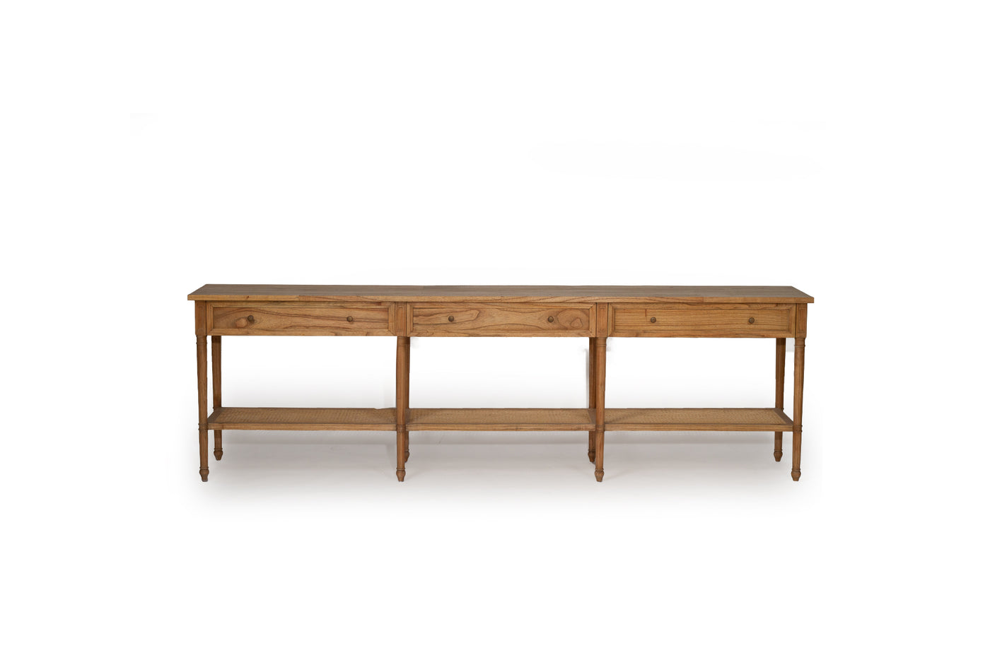 Daydream Wide Console Table - Weathered Oak - 280cm