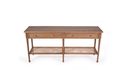 Daydream Wide Console Table - Weathered Oak - 185cm