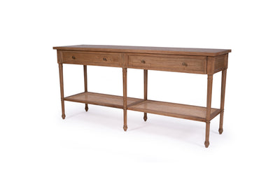 Daydream Wide Console Table - Weathered Oak - 185cm