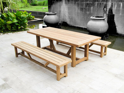 Fort William Outdoor Dining Table - 3m