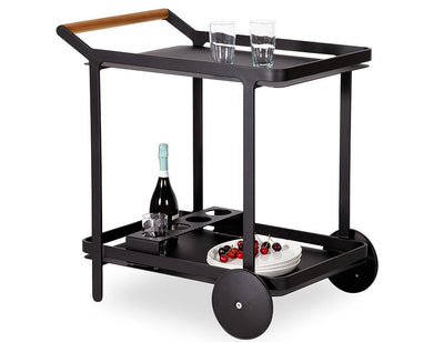 Imola Outdoor Bar Cart - Black