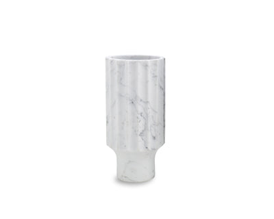 Marmo Fluted Vase II