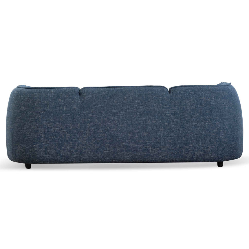 3 Seater Fabric Sofa - Dark Blue